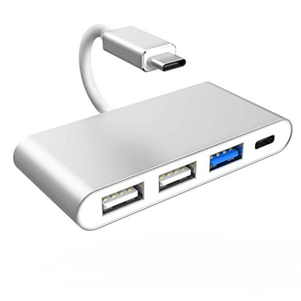 HUB USB tipo C 3 puertos a  USB + USB Tipo C + HDMI 4K HUB403