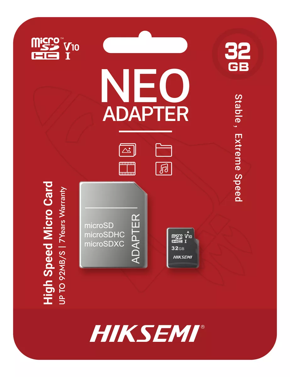 Tarjeta Micro SD HIKSEMI NEO 32GB