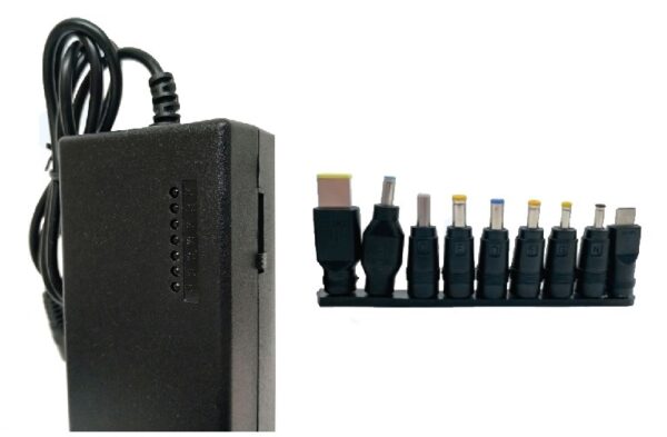 Cargador Notebook 90W 12-24V (Multientrada) LETOS LE-90