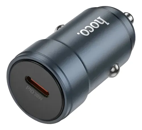 Cargador HOCO Z57  de USB C a 12V  30W p/ Encendedor de Auto