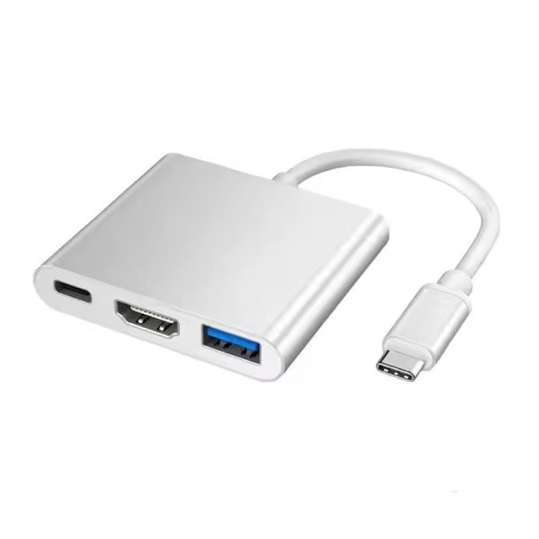 DOCKING USB-C A HDMI, USB-C, USB-A 3.0 SKYWAY GM-6350 (961783)
