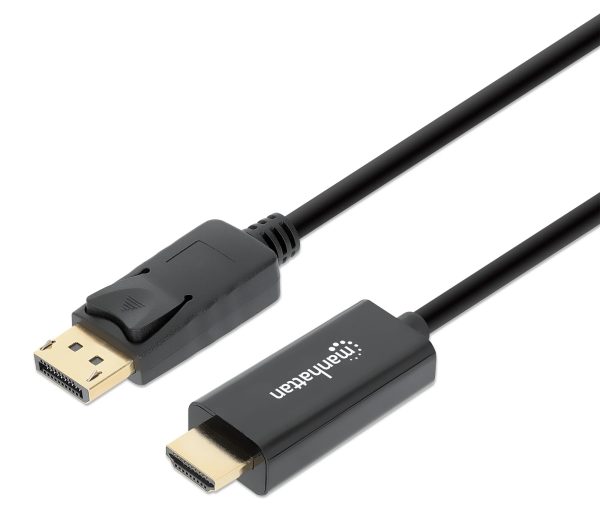 CONVERSOR DISPLAYPORT HDMI 4K CABLE 1.80Mts MANHATTAN (153201)