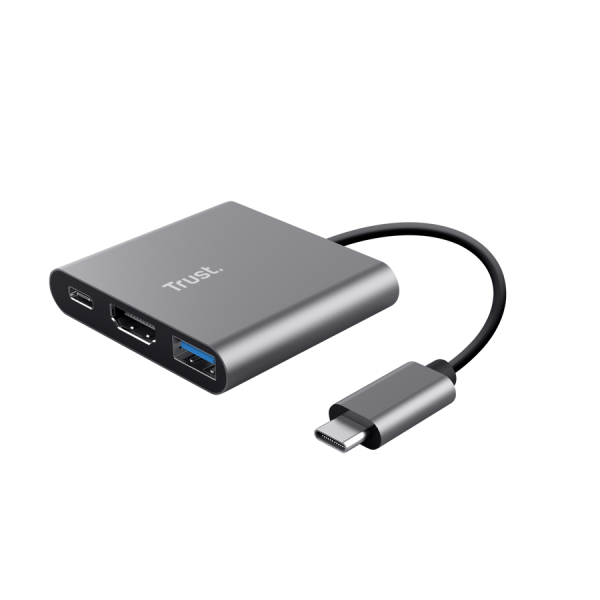 HUB TRUST DALYX USB-C 3 EN 1 (23772)