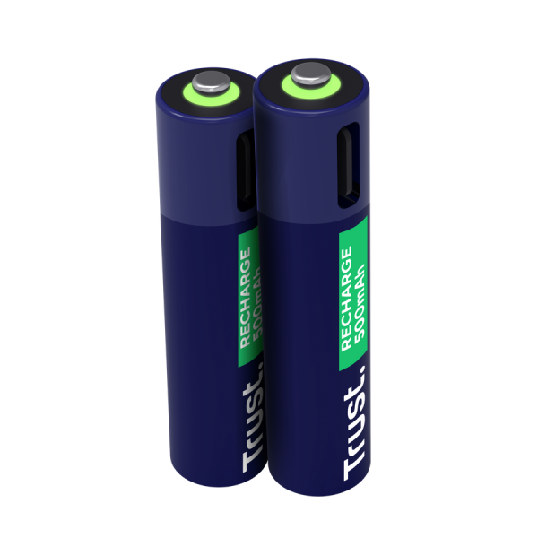 PILAS TRUST AAA x 2 RECARGABLES EN USB-C (25585)