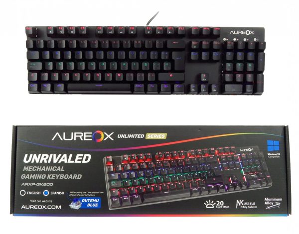 TECLADO GAMER MECANICO AUREOX UNRIVAILED GK600