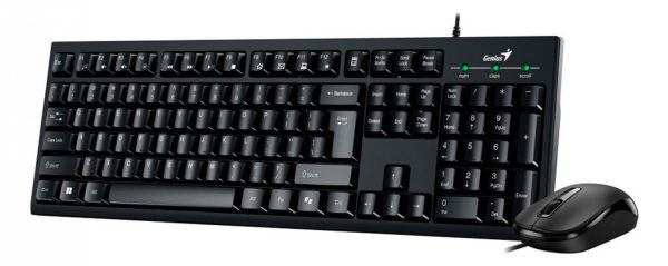 TECLADO + MOUSE USB GENIUS KM-100SE BLACK