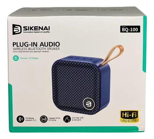 PARLANTE SIKENAI BLUETOOTH BQ-100