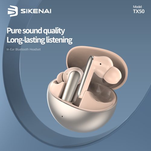 Auriculares Inalámbricos Sikenai TX50 Dorados